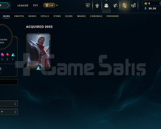 EUW Bronz 2 | 1 Kostüm - 20K Mö | LoL Hesap