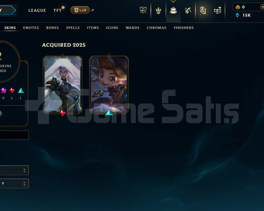 EUW Bronz 1 | 2 Kostüm - 15K Mö | LoL Hesap