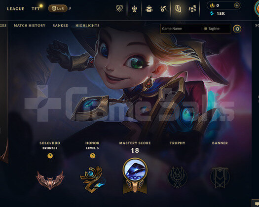 EUW Bronz 1 | 2 Kostüm - 15K Mö | LoL Hesap