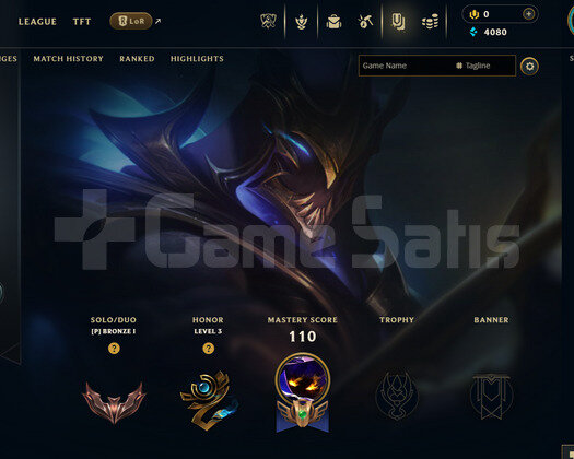 EUW Bronz 1 | 7 Kostüm - 49 Hero | LoL Hesap