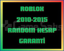 Roblox 2010-2015 Kurulumlu Hesap