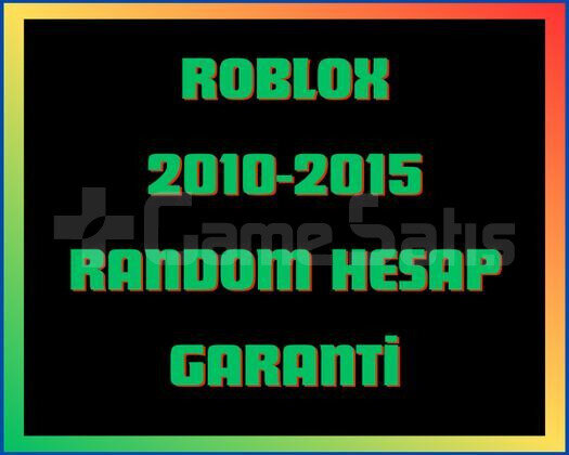 Roblox 2010-2015 Kurulumlu Hesap
