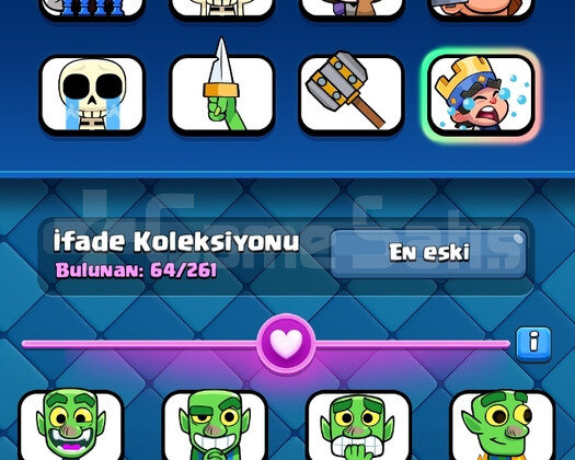 SATILIK CLASH ROYELE 9.5K 12 EVRIM