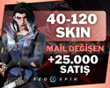 40-120 SKİN | MAİL DEĞİŞEN | UVİP+ | 25,000 SATIŞ