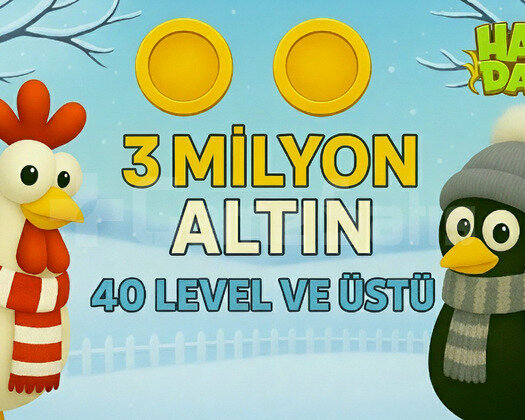 +40 Level 3 Milyon Altın ANINDA TESLİMAT