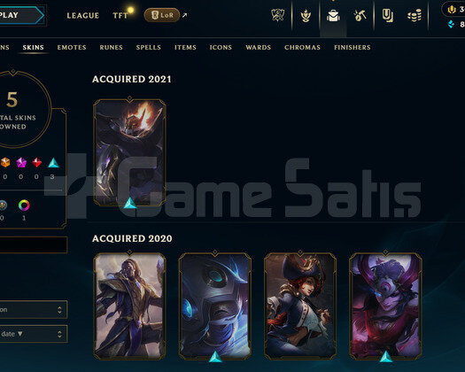 Gold 1 70 WR hesap 38 LP aliyo