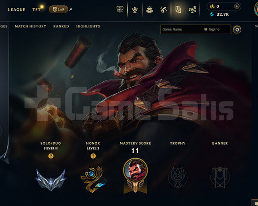 EUW Silver 3 | 32 Hero - 25K Mö | LoL Hesap