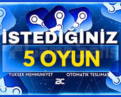 İstediğiniz 5 Oyun + Garanti