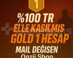 TR + GOLD 1 + MAİL DEĞİŞEN +DÜŞÜK MMR !