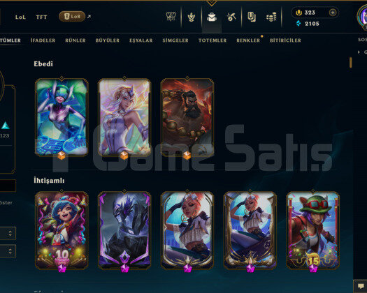 333 KOSTÜM 739 LVL PLATIN EFSANE DOLU MAİL HESAP
