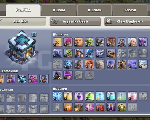 LİG KOSTÜM & TH13 FULL++ 168 LEVEL