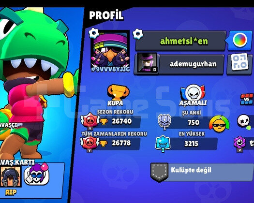 26K BRAWL STARS HESABI UYGUN BÜTCE