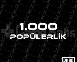 1000 POPÜLERLİK FIRSAT !