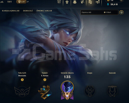 ELLE KASILMIŞ / GEÇEN SEZON ZÜMRÜT / RANKED HAZIR