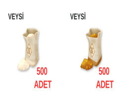 500 BEYAZ - 500 ESMER ŞEKER