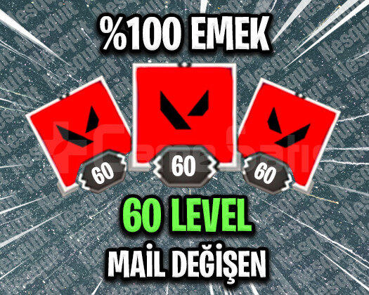 TR - 60 LEVEL - MAİL DEĞİŞEN - HESAPLAR!