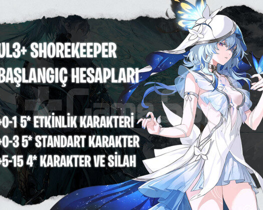EU | UL3+ Shorekeeper - Başlangıç Hesapları