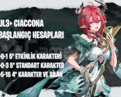 EU | UL3+ Ciaccona - Başlangıç Hesapları
