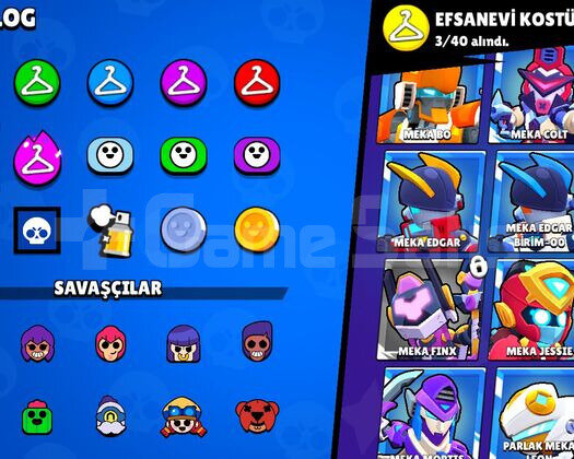 Çok Uyguna Bol Kostümlü Brawl Stars Hesabı