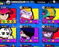 Çok Uyguna Bol Kostümlü Brawl Stars Hesabı