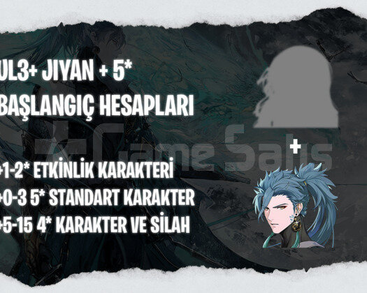 EU | UL3+ Jiyan + Seçtiğiniz 5* Karakter