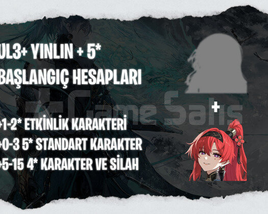 EU | UL3+ Yinlin + Seçtiğiniz 5* Karakter