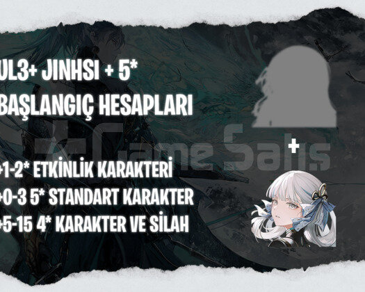 EU | UL3+ Jinhsi + Seçtiğiniz 5* Karakter