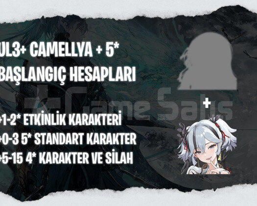 EU | UL3+ Camellya + Seçtiğiniz 5* Karakter