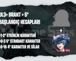 EU | UL3+ Brant + Seçtiğiniz 5* Karakter