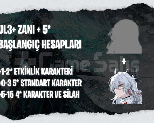 EU | UL3+ Zani + Seçtiğiniz 5* Karakter