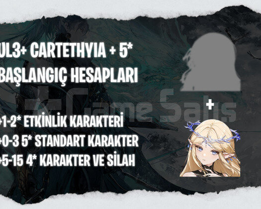 EU | UL3+ Cartethyia + Seçtiğiniz 5* Karakter