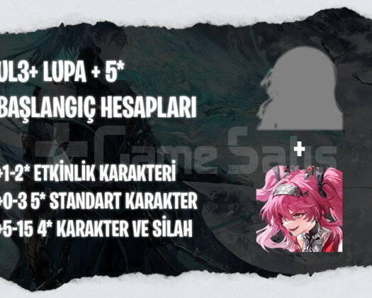 EU | UL3+ Lupa + Seçtiğiniz 5* Karakter