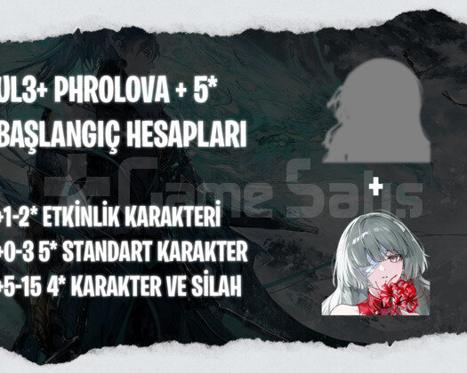 EU | UL3+ Phrolova + Seçtiğiniz 5* Karakter
