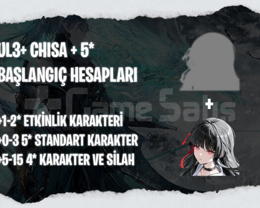 EU | UL3+ Chisa + Seçtiğiniz 5* Karakter