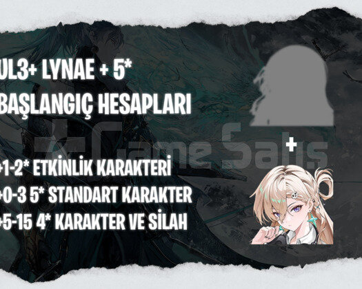 EU | UL3+ Lynae + Seçtiğiniz 5* Karakter