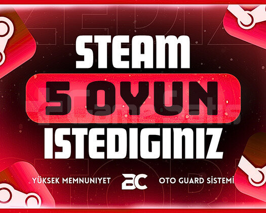 İstediğiniz 5 Oyun + Garanti