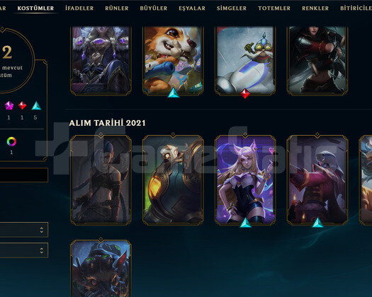 EUW Silver 4 | 12 Kostüm - 52 Hero | Ranked Ready