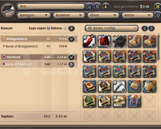 Albion Online Avrupa Gather Hesap