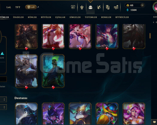 EUW / 435 LEVEL / 196 SKİN /+MAİL /+10.000 SATIŞ