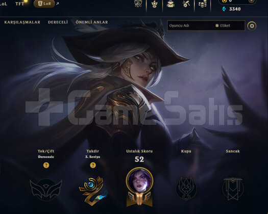 GEÇEN SEZON PLAT / DERECELİ HAZIR / UNRANKED