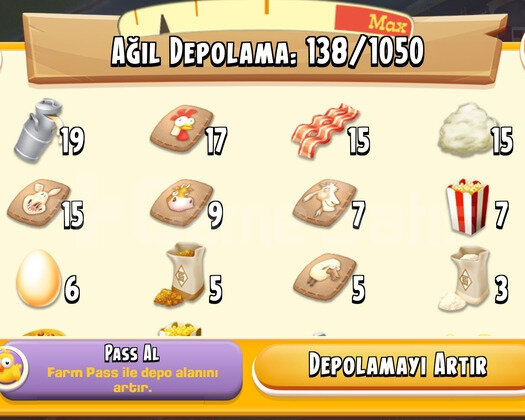 43 Level Hesap 1050 Ağıl