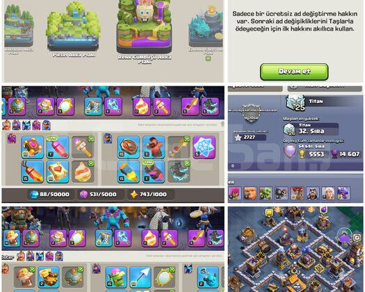 TH18COC |  ÖZEL EJDERHA HEYKELİ | NADİR HESAP