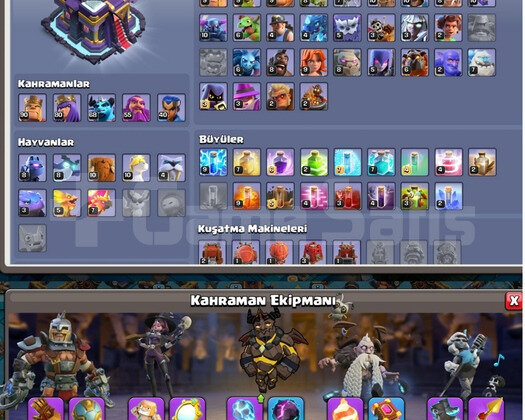 TH15 +12 KOSTÜM 5 ARKA PLAN EFSANE HESAP