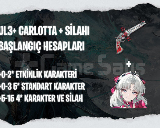 EU | UL3+ Carlotta + Kendi Silahı - Başlangıç