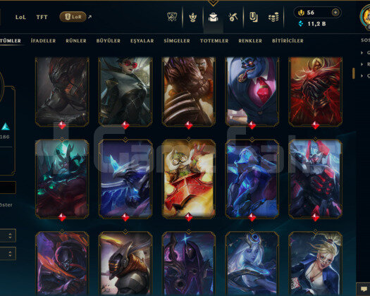 EUW / 888 LEVEL / 399 SKİN /+MAİL /+10.000 SATIŞ