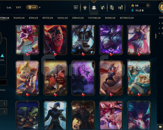 EUW / 888 LEVEL / 399 SKİN /+MAİL /+10.000 SATIŞ