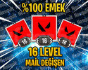 TR - 16 LEVEL - MAİL DEĞİŞEN - HESAPLAR!