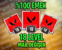 TR - 18 LEVEL - MAİL DEĞİŞEN - HESAPLAR!