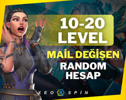 10-20 LEVEL - MAİL DEĞİŞEN - 25,000 SATIŞ