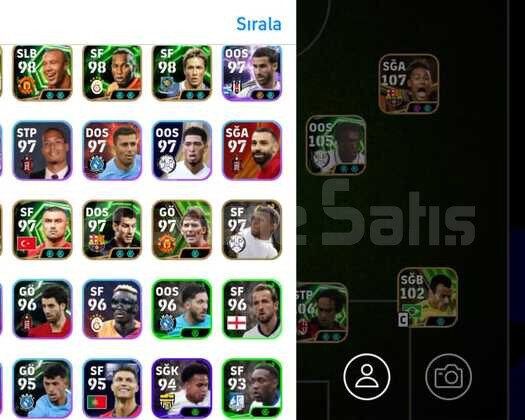 KG3220 4 BOMBACI + 107 NEYMAR+6 MENAJER